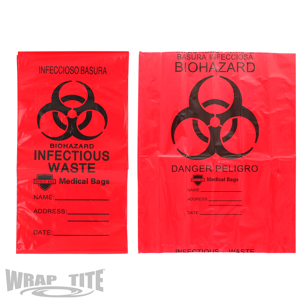 1.5 Mil LD Red Infectious Waste Liners