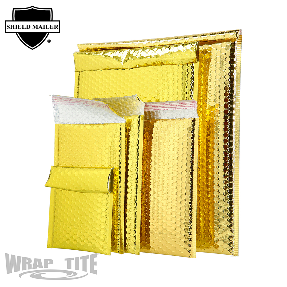 Gold Bubble Mailers